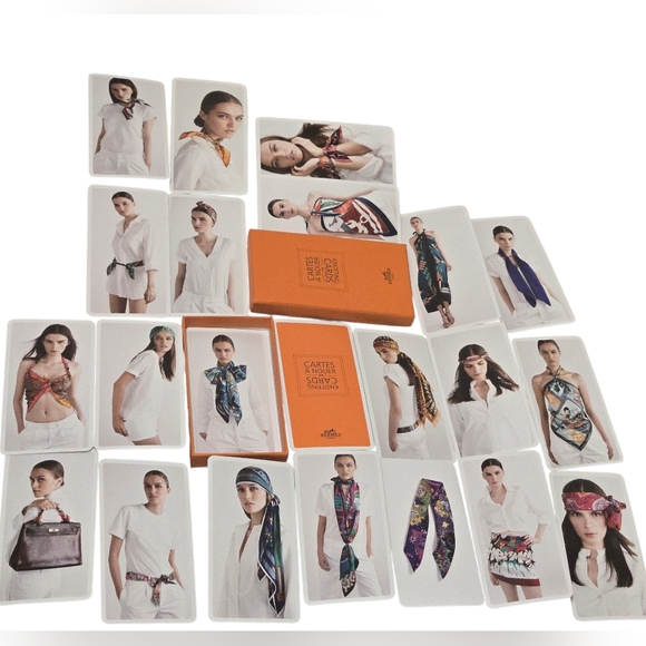 HERMES Limited Edition Knotting Cards, 💯Authenticity Guarantee - Picture 1 of 7